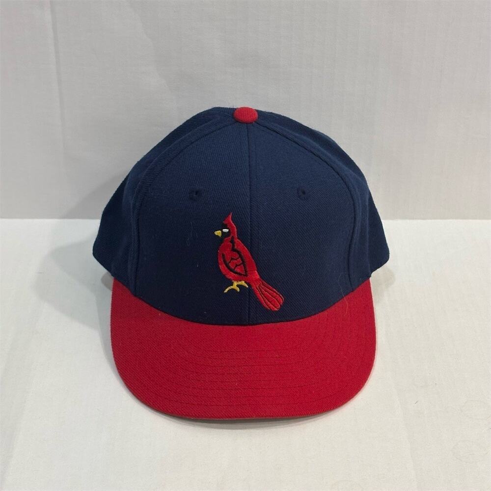 Mitchell & Ness St. Louis Cardinals Fitted Cap Hat Blue Size 7 MLB